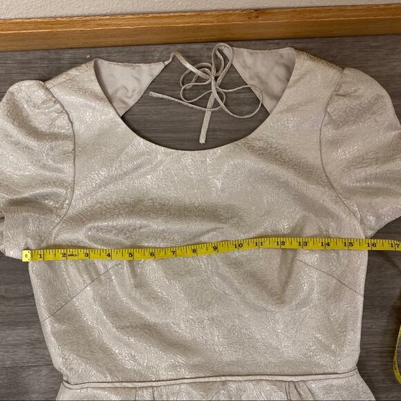 J. Crew Collection Dinah Gown in Natural 4 - Picture 8 of 9